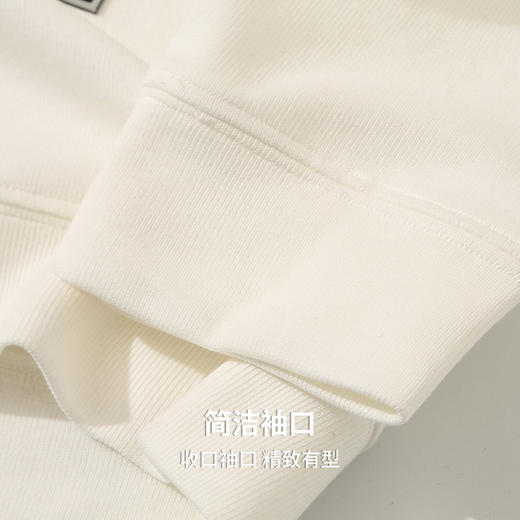 【含棉】圣得西2025年秋季新款男士休闲百搭亲肤透气圆领针织卫衣 商品图7