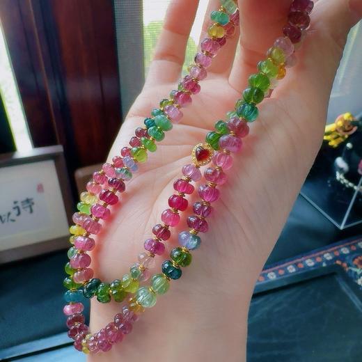 6mm多圈南瓜珠碧玺手串 商品图0