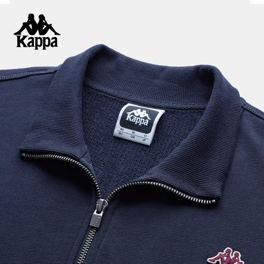 Kappa卡帕背靠背运动外套男士新款秋季休闲针织开衫刺绣纯棉上衣K0F52WK21 商品图2