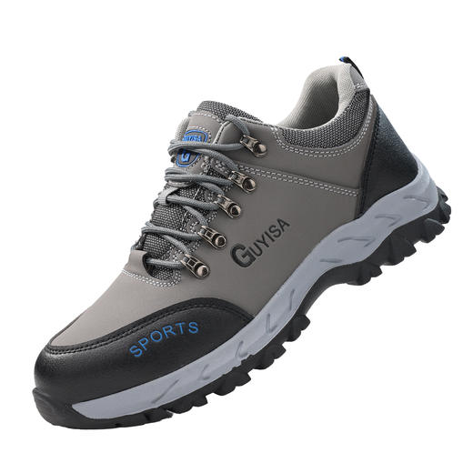 劳保鞋男防水安全工作鞋防砸钢包头防刺穿耐磨运动休闲登山四季款防护功能鞋 商品图6