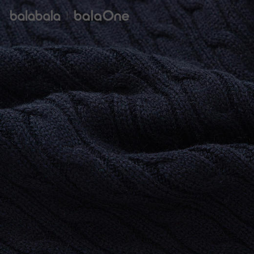 巴拉巴拉balaOne童装儿童毛衫男童女童2025新款冬装毛衣亲子装潮 商品图4