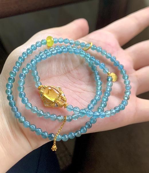 4mm多圈蓝碧玺手串 商品图6