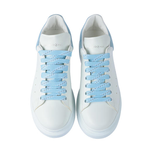 【新品到仓超惠秒】McQueen 麦昆 女士真皮休闲增高百搭小白鞋12395 商品图3