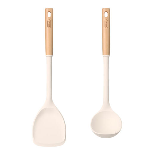 静厨系列榉木硅胶锅铲 商品图4