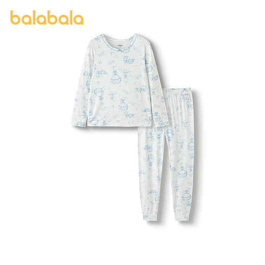 【商场同款】巴拉巴拉女童秋衣秋裤套装儿童保暖内衣秋季新品印花 商品图4