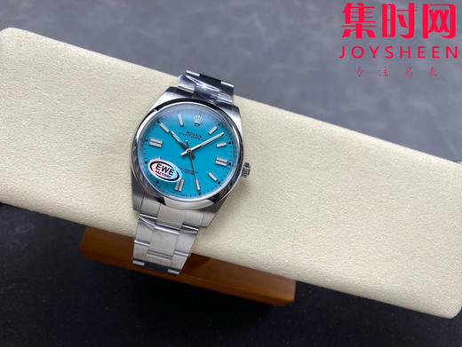 劳力士EWE蚝式恒动型41mm系列 3230机 蒂芙尼蓝 板带 男士腕表 商品图4