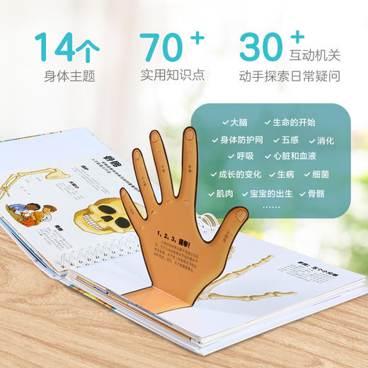 乐乐趣羊水袋书我们的身体儿童3D立体书科普启蒙绘本升级版礼盒 商品图4