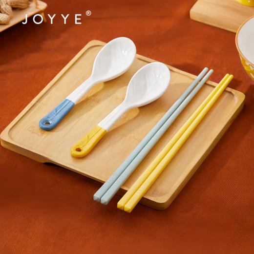 卓艺JOYYE陶瓷6红运金禧手绘对碗 商品图3