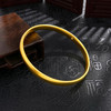 【限时克减150元】足金999 #超轻 古法空心固口手镯超轻加硬福字泥鳅背手镯（面宽约5.9-6.3mm）(AUQGFSZ00066-1)预售产品下单后不退款不退货不换货不补差价 商品缩略图1