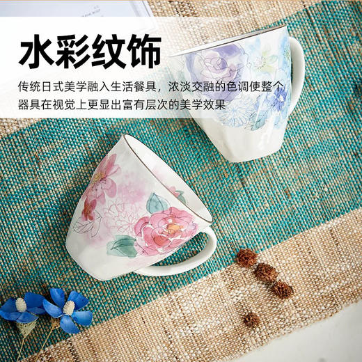 日本制造月份花语陶瓷杯 商品图3