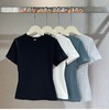 国内代工货！25款skims cotton Jersey系列女士针织修身T恤～ 商品缩略图1
