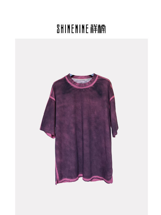 W522512489个性脏染短袖T恤 商品图0