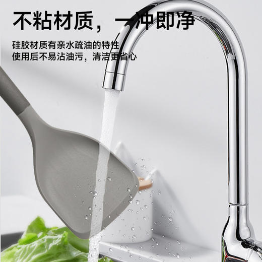 静音护锅硅胶锅铲 商品图2