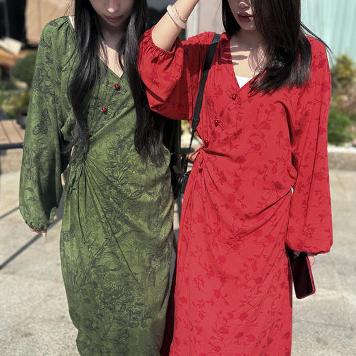 【YW】无忧购【甄选】棉绸绑带长裙可外穿家居服睡裙SFY 2588（截单后3-5天发货) 商品图0