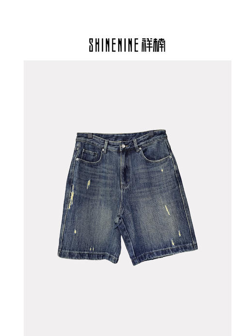 W429333215破洞牛仔短裤 商品图0