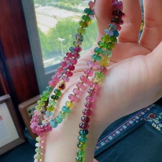 6mm多圈南瓜珠碧玺手串 商品图5