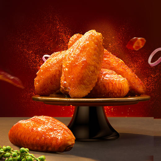 锋味派奥尔良味烤翅中270g*4袋 商品图2