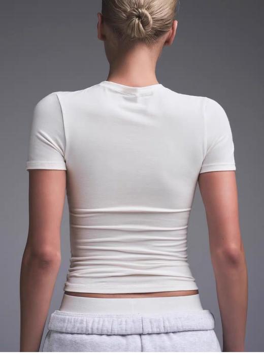 国内代工货！25款skims cotton Jersey系列女士针织修身T恤～ 商品图5