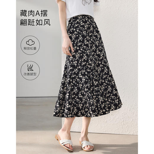 【周四狂欢价】熙世界度假风织带圆领t恤女短袖夏季新款气质百搭正肩肌理感上衣 商品图3