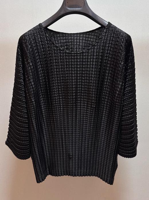 81-5 三宅圆领豆腐块上衣T袖 均码 商品图8