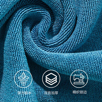 车小卫洗车毛巾擦车专用毛巾擦车无痕抹布不掉毛吸水无痕3条装 商品图3