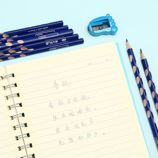 【轻松书写不费力】大圣洞洞铅笔HB洞洞铅笔三角杆30支 执笔八法 矫正握姿 儿童小学生写字笔学习文具 商品图2