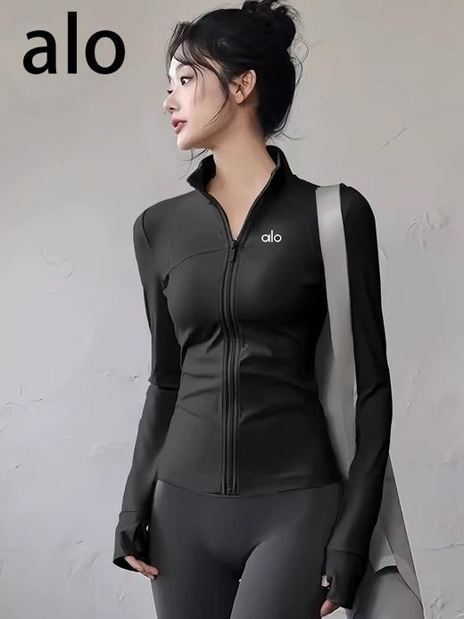 alo25新款瑜伽外套Define立领夹克普拉提运动长袖健身服 商品图0