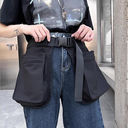 裁缝学苑AS545工装多口袋实用腰包纸样女装男款围裙包工具包样板 商品图4