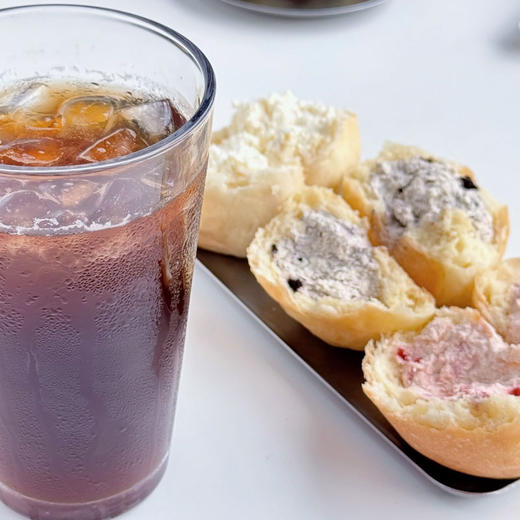 热卖！软fufu、凉丝丝！大末手作冰面包 80g*8枚 原味奶酪/可可/奥利奥/草莓/开心果口味 商品图7