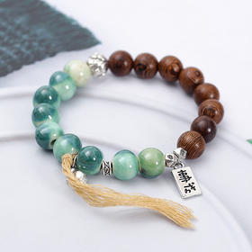 【敦煌陶瓷手串】敦煌福泽小众陶瓷手串饰品 手工编织礼物新中式民族风 古风串珠手链