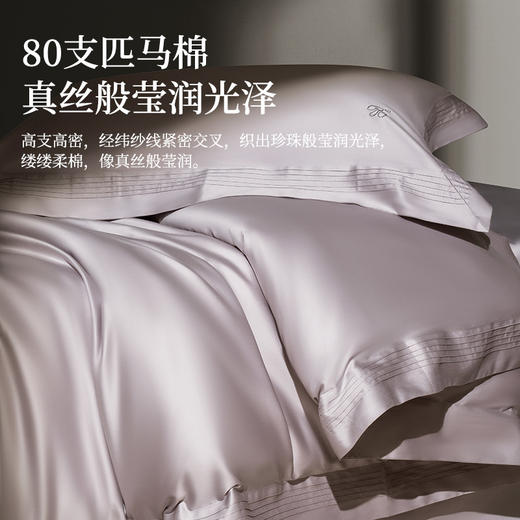 臻品80支匹马棉四件套(毕萝) 商品图2