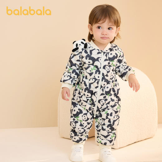 巴拉巴拉儿童羽绒连体衣宝宝男女童童装保暖造型萌趣可爱时尚洋气 商品图1