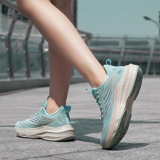 WFK幻影熊趣跑者缓震中底男女款休闲运动跑鞋H1827 商品图2