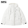 NPC潮牌男装logo贴布绣花大斜插袋连帽冬季情侣羽绒服NP29DJ10 商品缩略图5