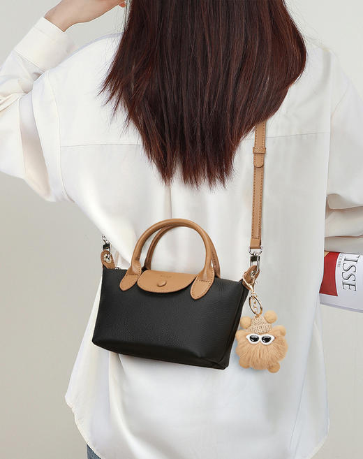 星期六包包女2025新款夏季手提斜挎包饺子包百搭通勤女包小包SS3521A329 商品图6