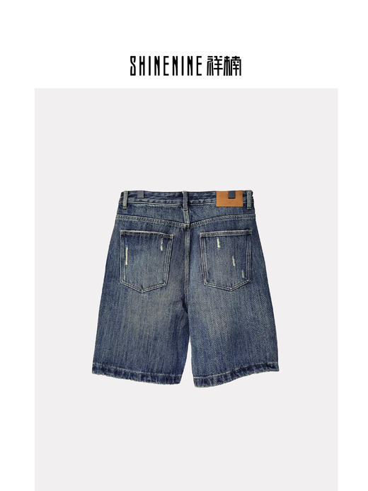 W429333215破洞牛仔短裤 商品图1