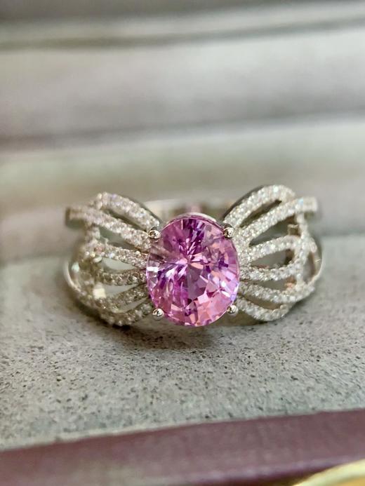 1.71ct刻面蓝宝石戒指 商品图4