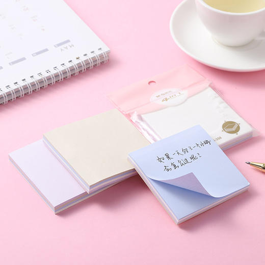 晨光自粘便条纸YS-358（浅素贴）3*3 商品图4