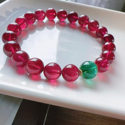 10mm单圈红碧玺手串 商品图3