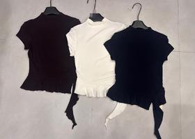 【门店同款】ENJOY秋季下摆波浪边打底衫 164495185