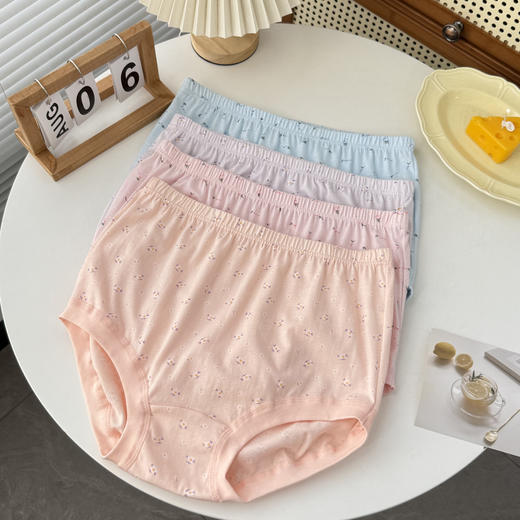 女士新疆长绒棉大版纯棉老年内裤宽松舒适9301 商品图1