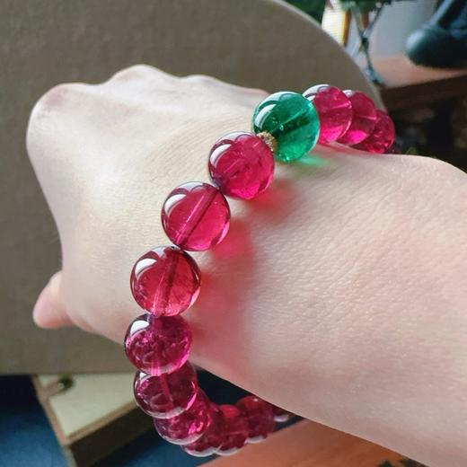 10mm单圈红碧玺手串 商品图7