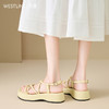 西遇厚底凉鞋女款外穿新款夏季百搭多巴胺小个子增高鞋罗马鞋Y0056872 商品缩略图3
