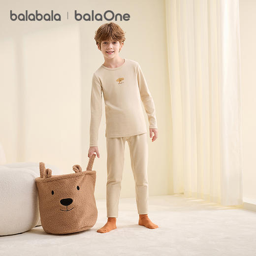 巴拉巴拉balaOne男童内衣套装儿童2件套新款童装2025秋冬抗菌舒适 商品图2