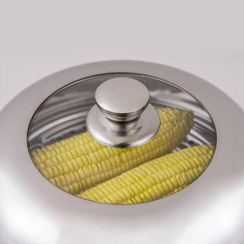 Debo德铂汤锅不锈钢单层蒸锅蒸笼电磁炉两用锅艾琳诺26cm /厨具 /烹饪锅具 /蒸锅 商品图6