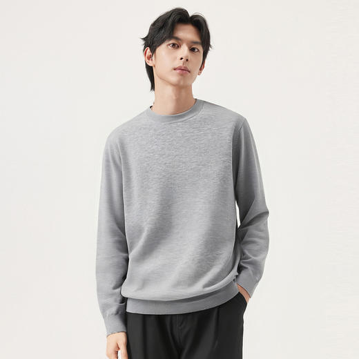 gxg.jeans男装  多色基础内搭简约打底圆领毛衣线衫男 25年秋热卖 商品图1