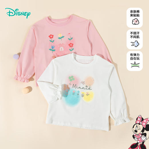 迪士尼春秋女童长袖T恤ZD3ES024* 商品图4