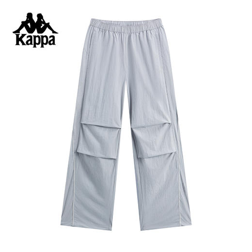 Kappa卡帕背靠背运动长裤男2025新款秋季休闲直筒裤轻薄跑步裤子K0F52AY01 商品图0