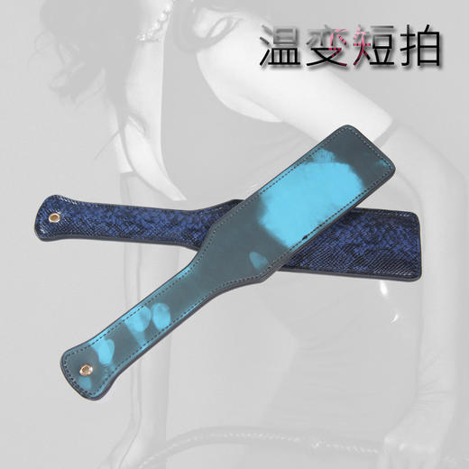 魅灵温变 蛇纹pu短拍 （一面蛇皮一面pu） 商品图4