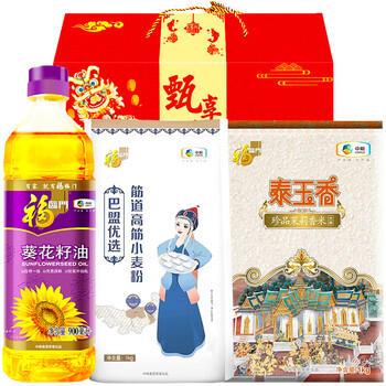 福临门米面油礼盒中粮伴手礼B款杂粮套装大礼包节日送礼慰问品员工福利 /粮油调味 /杂粮 /其他杂粮 商品图0